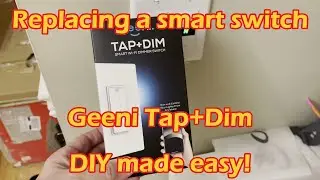Geeni TAP + Smart DIM Switch replacement  wifi home automation google alexa ready