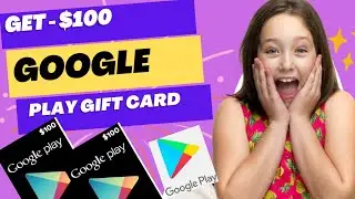 Google Play Gift Card Codes, Get Free $100 Now.