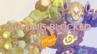 50K DMG BLOCKED!! HARD COUNTERING MEI AS ORISA! - Juste Meta Stream Highlights # 18 - Overwatch