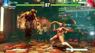Street Fighter V  - HiFightTH (R.Mika) vs AcceleratorXiv (Nash)