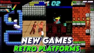 Совершенно новые ретро-платформеры, 2 квартал января (временные метки) #homebrewgames #retrogames...