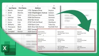 How to Create Labels From an Excel List | Microsoft Excel Tutorial (2025)