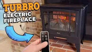 TURBRO Suburbs TS25 Smart Electric Fireplace Review | Cozy Smart Heater with Realistic Flames