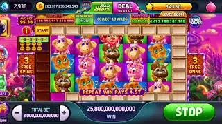 Slotomania Sweet Tooth Factory Free spins at 1$, 3T$ and 12T$ Bets #compilation #slotomania