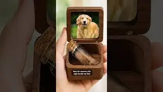 Custom Keepsake Box - Pet Memorial For Dogs, Cats - You Left Paw Prints On My Heart - WKB-HA0502 V2