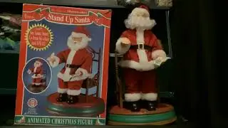 Telco animated stand-up Santa