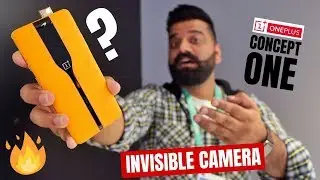 OnePlus Concept One Hands-on & First Look - Invisible Cameras Look Crazy🔥🔥🔥