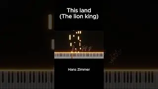This land - The lion king (Piano tutorial) #piano #tutorial #cover #hanszimmer #lionking