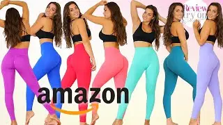 AOXJOX AMAZON MEGA LEGGINGS Review Try on Haul