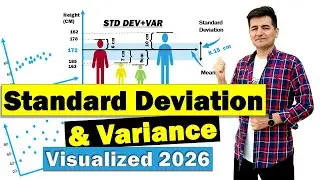 Standard Deviation and Variance (simply and visually explained)