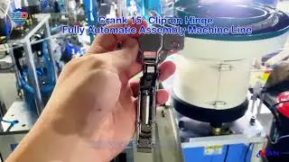 Clip On Hinge Fully Automatic Assembly Machine -Crank 15 &deg;  Hydraulic Hinge ,Soft Close Hinge