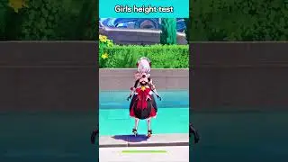 Girls height test #genshinimpact #genshin #genshinimpacttips