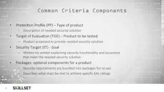 System Security Evaluation Models on Common Criteria (CISSP Free by Skillset.com)