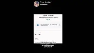 Paying to avoid cheat receipts👀