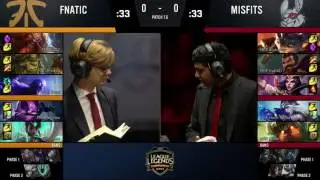 [2017 S7 EU LCS Spring] Finals (3rd place) - FNC vs MSF - Game 1 - League of Legends