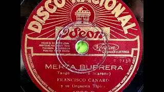 MERZA BURRERA - tango - Instrumental con letra para el canto - Karaoke tango - Pista musical