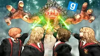PELEAMOS CONTRA UN TROLL GIGANTE Y SALE MAL 😂 !!💥 - GARRY'S MOD HOGWARTS RP
