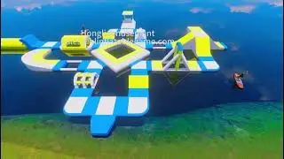 inflatable water park