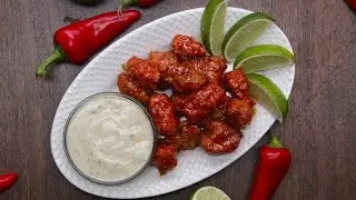 Honey Lime Sriracha Chicken Poppers