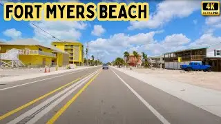 Fort Myers Beach Driving Through