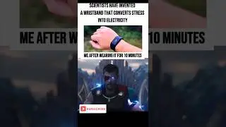 SCIENTIST INVENT WRISTBAND THAT CONVERTS STRESS INTO ELECTRICITY