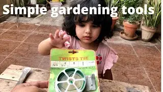 Use of simple gardening tools in grapes vine dressing -Urdu / Hindi/English subtitle.