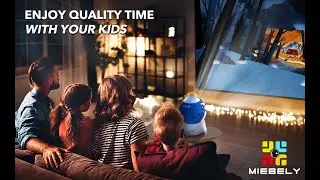 MIEBELY Story Projector, Learning Toys Bedtime Stories for 3 Year Olds Boys Girls