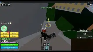 Grinding my friends account in blox fruits