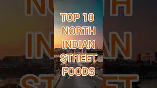 Top 10 North Indian Street Foods #streetfood #food #pavbhaji #viral #shorts #youtubeshorts #trending