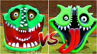NEW ROBLOX HUNGRY WORM PHASE 3 VS HUNGRY SNAKE PHASE 3 In Garry's Mod