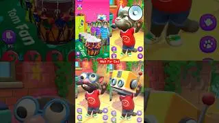 The best drum Team VS Talking Tom My Talking Tom 2 🤯 #shorts #tom #animation #cat #mytalkingtom2