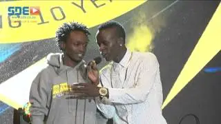 Willy Paul and Bahati reconciled at Groove Nomination Party 2015