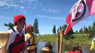 Rendezvous 150 Dancing on water at Fort St. Joseph