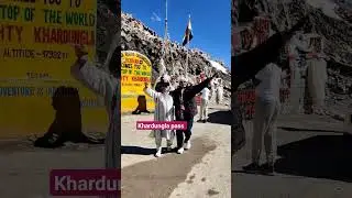 #18000ft ki hight pr hmne Kiya enjoy #dance with friend