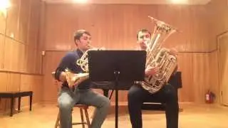 John Stevens - DIALOGUES III for Horn & Tuba - 1