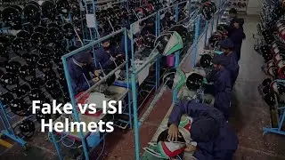 How are helmets made? Hammer test for fake vs ISI helmet
