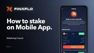 How to stake on FINXFLO's Mobile App