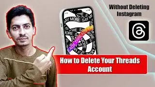 How to Delete Your Threads Account Without Deleting Instagram Account 2023 || Insta Threads Delete