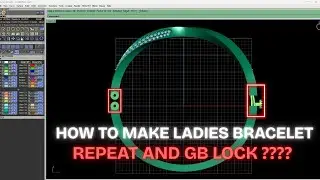 How To Make Ladies Bracelet GB Lock |  Braclet Mein GB Lock Kaise Banaye ??? [ Crystal Institute ]