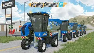 Mega Grapes Harvesting Challenge Accept In Fs23 | Farming Simulator 23 Gameplay | Timelapse 
