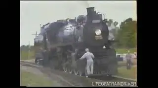 CP 1201 Steam Train Locomotive Running on Brockville Sub