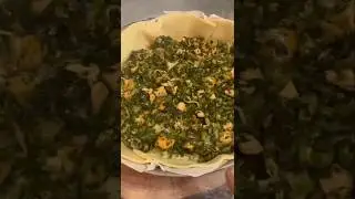 Quiche French Traditonal Style Fish Pizza 🍕🐟 | Cheesy Palak Quiche Recipe #quiche #foodie