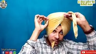 How To Tie wattan Wali Pagg Di Kalgi,