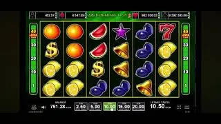 40 Burning hot 6 reels big win