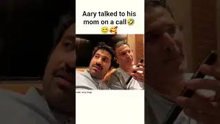 Aary talked to his mom on a call🤣😊🥰#AaryVlogs #archanapuransingh #vaishalichaudharykhutail