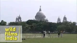 View of Victoria Memorial from Maidan - Kolkata