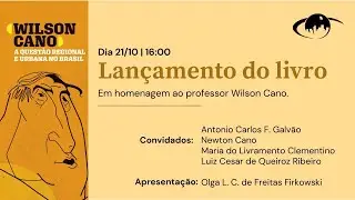 Homenagem ao prof. Wilson Cano - A quest&atilde;o regional e urbana no Brasil