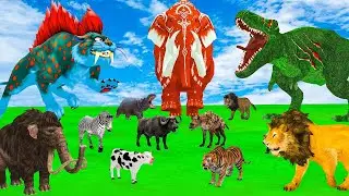 Prehistoric Animals vs Dinosaurs Animals Size Animal Epic Battle Animal Revolt Battle Simulator