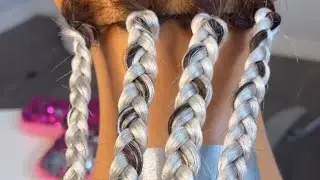 Relax & Learn🎀 box braid ASMR 