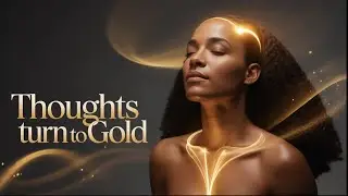 Thoughts Turned Into Gold | Manifestation Anthem for Focus, Faith & Flow